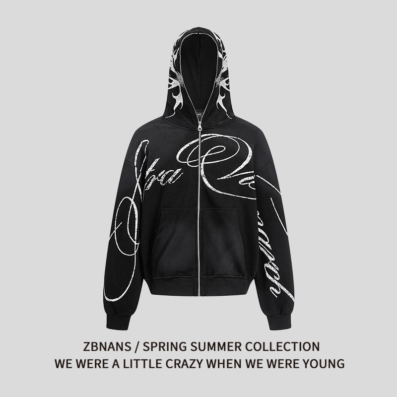 Autumn And Winter Loose Casual Couple Zip-up Jacket