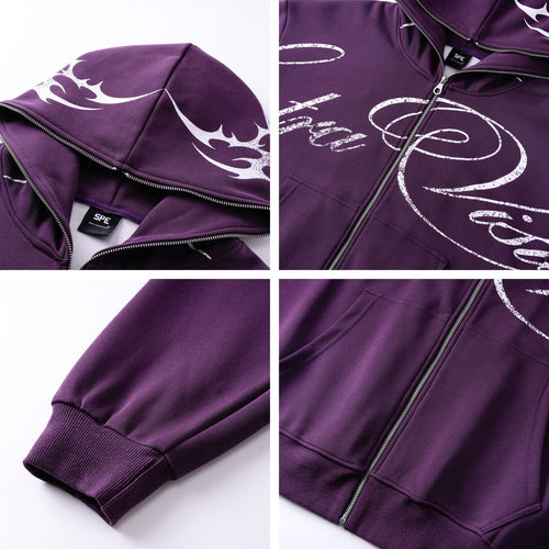 Autumn And Winter Loose Casual Couple Zip-up Jacket